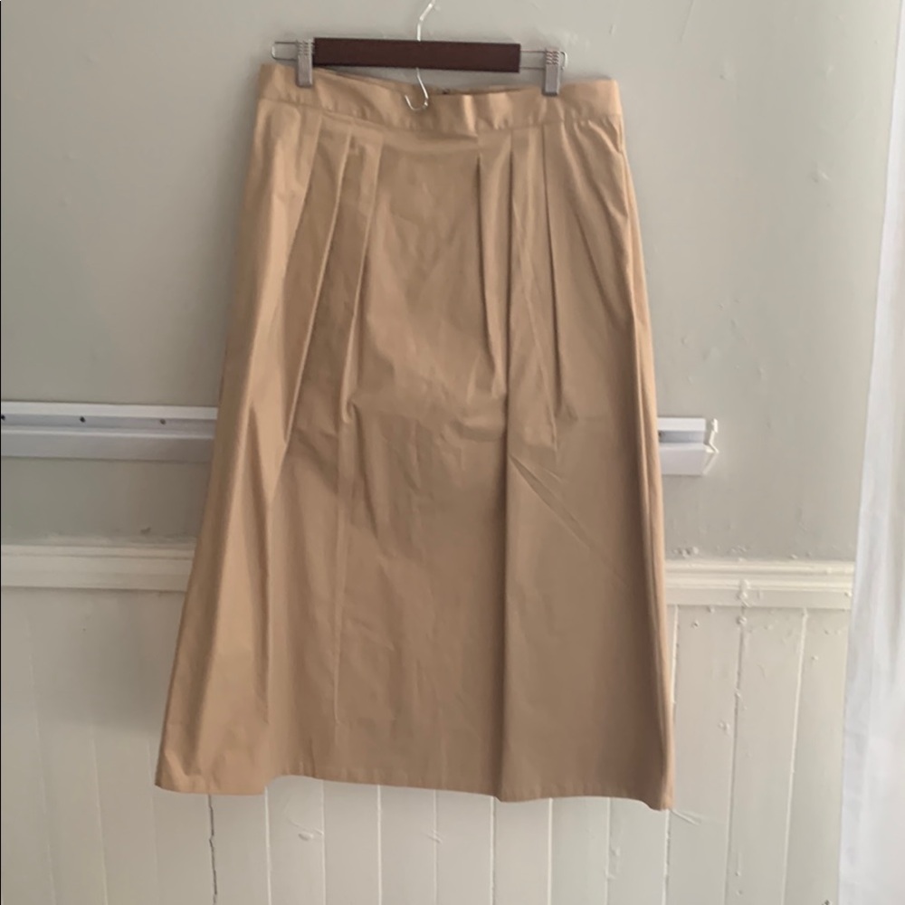 Corey Lynn Calter ( Anthropology) A-Line Skirt in Beige (M-L)